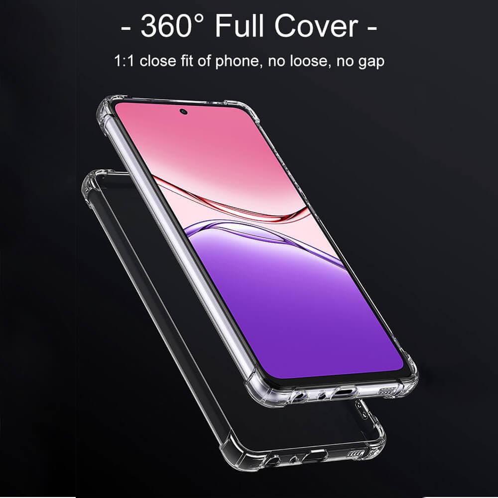 For Oppo A5 Pro 5G SupRShield Clear Case Shockproof Heavy Duty Gel Air Cushion Cover For Oppo A5 Pro 5G SupRShield Clear Case Shockproof Heavy Duty Gel Air Cushion Cover